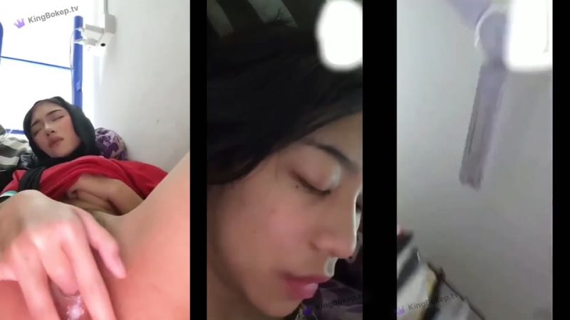 Video ABG Jilbab Baju Merah VCS Colmek