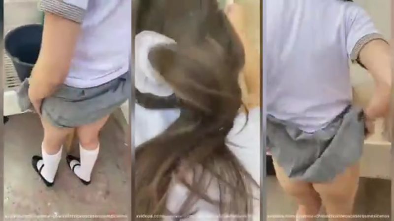 Ngintip Kakak Kelas Lagi Nyuci